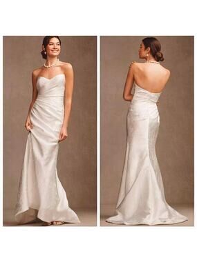 Wtoo by Watters Callahan Strapless Lace Wedding Dress Size 22 Bridal NWT